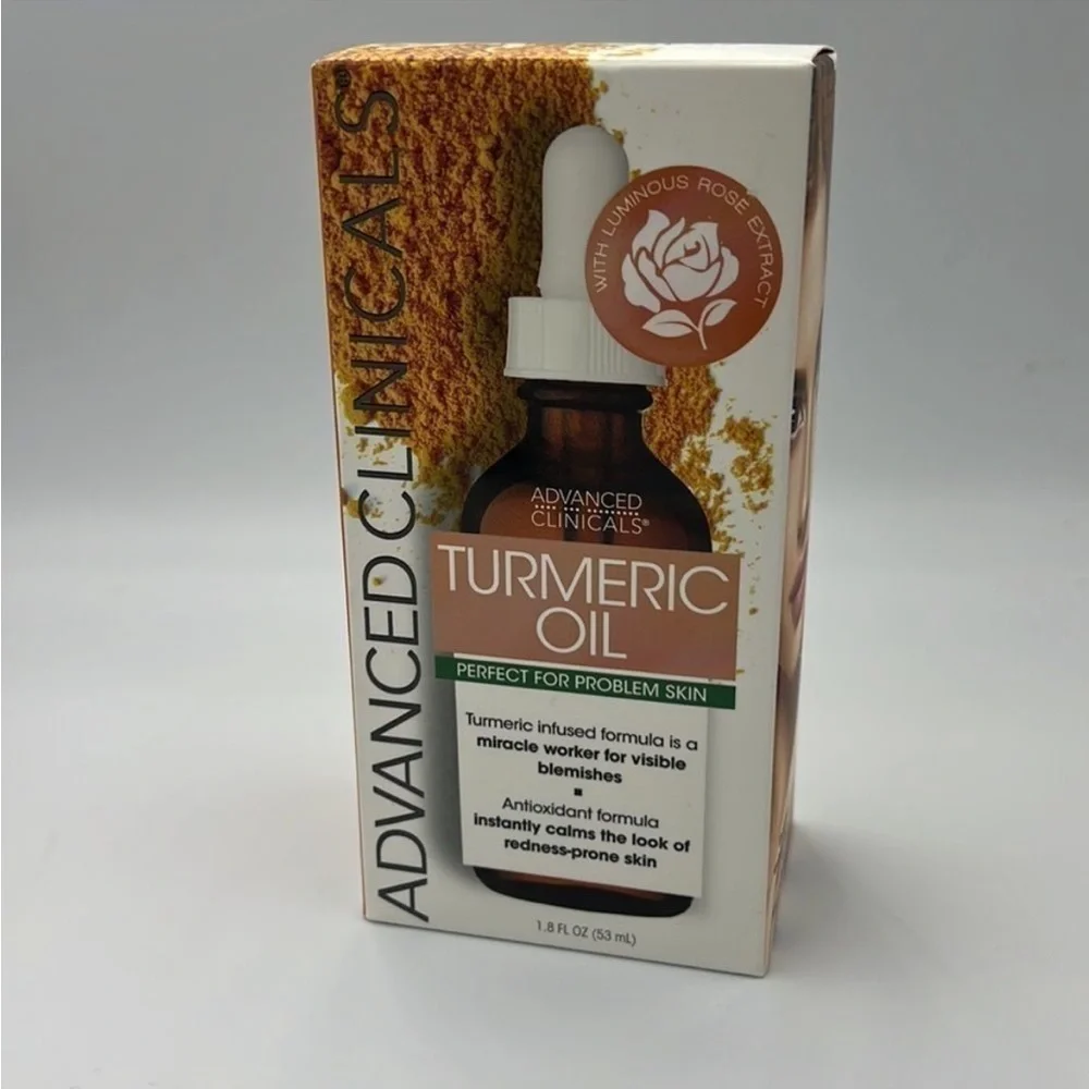 Advanced Clinicals turmeric oil, 1.8 fluid ounces New in Box